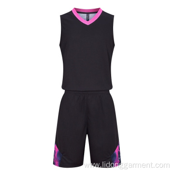 Sports Training Youth Team Basketball Uniforms Jersey Set